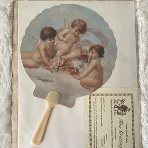 Fan Turn of the Century Reproduction with envelope